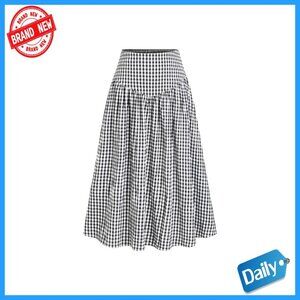 High Waist Maxi Skirt with Pockets, A-Line Fit, Summer Beach Outfit